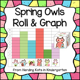 Spring Owls Roll & Graph Activity