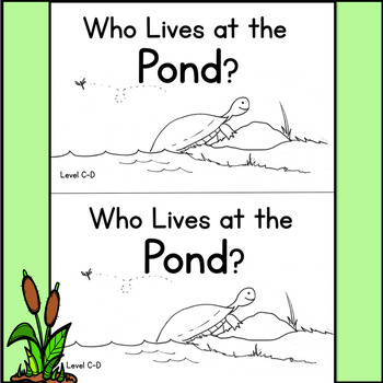 Download Spring POND life Printable Book Guided Reading with Response Page Kindergarten