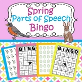 Spring Parts of Speech Bingo: Grammar Review in a Fun Game