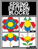 Spring Pattern Block Seasonal Themed Task Card Work It Bui