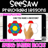 Spring Pattern Blocks | 2D Shapes | SeeSaw Activities