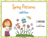 Spring Patterns SMARTboard Lesson