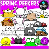 Spring Peekers Clip Art Set {Educlips Clipart}