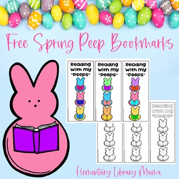 Preview of Spring Peep Bookmarks {FREEBIE}
