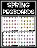 Spring Pegboard Seasonal Themed Task Card Work It Build It