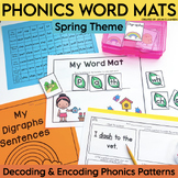 Spring Phonics Review Activities | Decoding & Encoding Word Mats