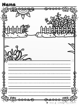 Spring Picture Writing Prompts Kinder - 2nd Grade {Ladybug Learning ...