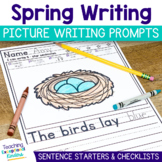 Spring Picture Writing Prompts and Sentence Starters