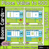 Spring Place Value Boom Card Bundle - To 30, 50, 120, and 500
