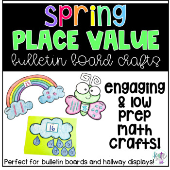 Preview of Spring Place Value Craft - Bulletin Board or Hallway Display