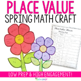 Spring Place Value Math Craft | Spring Bulletin Board Reco