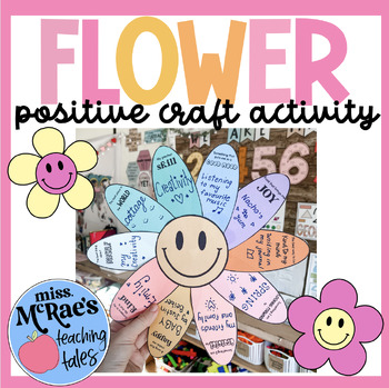 Preview of Flower Craft | Summer Art Activity | Summer Activities | May Bulletin Board Idea