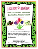 Spring Planting - Word Problems using Measurement and Decimals