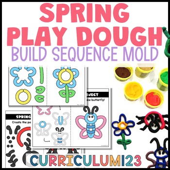 BUNDLE* Play Dough Mats - Build Write - Spring Summer Fall Winter - Fine  Motor