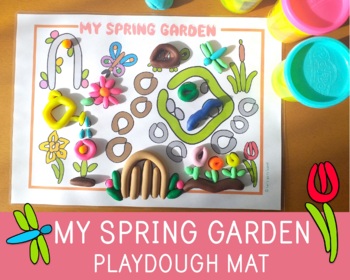 Spring Play Dough Mats Fine Motor Skills Spring Playdough Mats