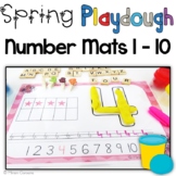 Spring Playdough Number Mats 1 - 10