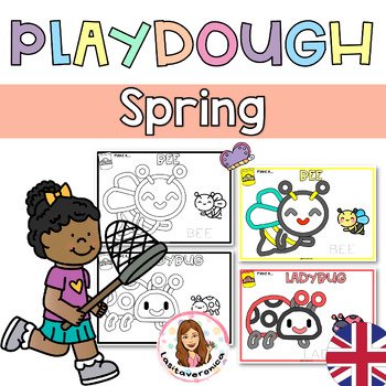 Preview of Spring Playdough mats. Insects and bugs. Fine motor. March. April.
