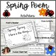 Spring Pocket Chart Poem and Reader Set by Maggie's Kinder | TpT