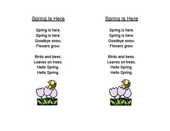 Spring Poem by Camp Discovery | TPT