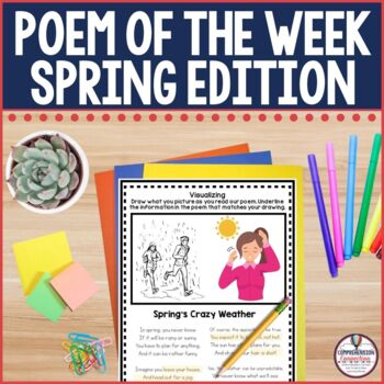 Spring Poem of the Week, Fluency Activities, Spring Poetry, Fluency Fun