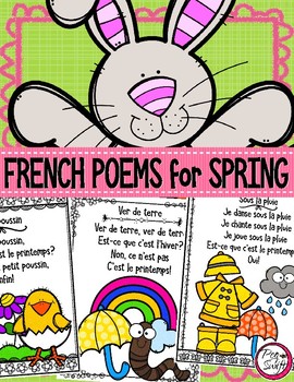 Preview of French Poems for Spring