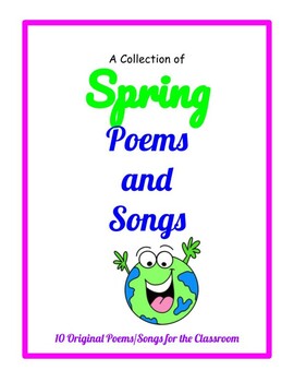 Preview of Spring Poems/Songs for the Classroom/Distance Learning