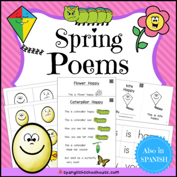 Preview of Spring Poems and Mini Books (with QR code Videos)