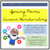 Spring Poems for Cursive Handwriting! EASEL!