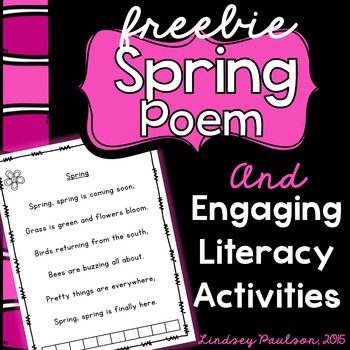 Spring Poetry by Lindsey Paulson | Teachers Pay Teachers