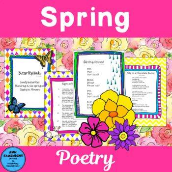 Spring Poetry by Ann Fausnight | Teachers Pay Teachers