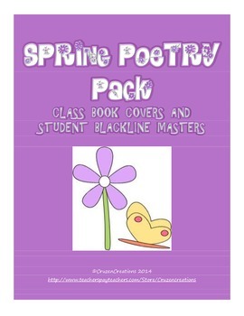 Preview of Spring Poetry Pack - Common Core Aligned