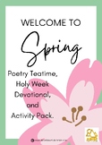 Spring Poetry Tea, Easter Devotional and Activity Pack