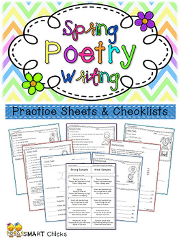 Spring Poetry Writing Unit by 2 SMART Chicks | Teachers Pay Teachers