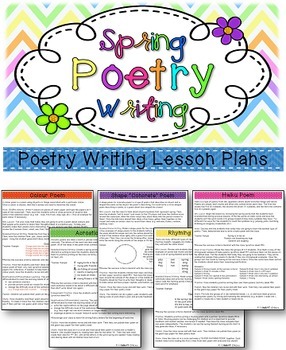 Spring Poetry Writing Unit & SMART Board Lessons by 2 SMART Chicks