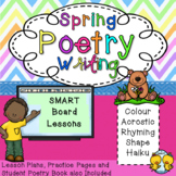 Spring Poetry Writing Unit & SMART Board Lessons