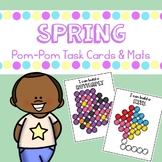 Spring Pom-Pom Task Cards and Mats