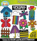 Spring Popsicle Sticks Pictures Clipart {Zip-A-Dee-Doo-Dah