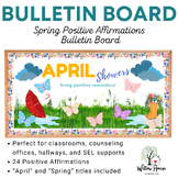 Spring Positive Affirmations Bulletin Board Kit