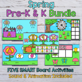 Spring Pre-K and Kindergarten SMART Board Bundle