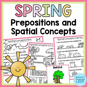 Preview of Spring Prepositions and Spatial Concepts