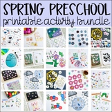 Spring Preschool Activity Bundle - Printable Activities fo