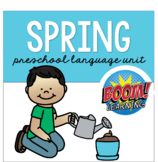 Spring Preschool Language Unit - BOOM LEARNING #mar21slpsg