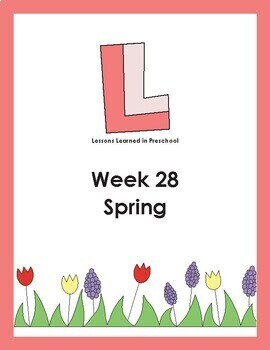 Preview of Spring Preschool Lesson Plan