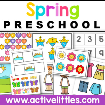 Preview of Spring Preschool Theme