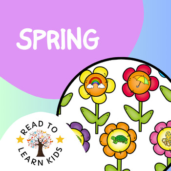 Preview of Spring Preschool Unit - For Home, PreK, or Childcare