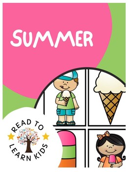 Preview of Summer Preschool Unit - For Home, PreK, or Childcare