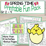 Spring Theme Unit | Spring Activities | SEL | Writing | Art +