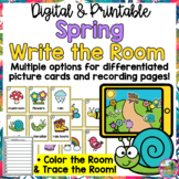 Spring Write the Room Printable and Digital Differentiated