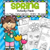 Spring Activity Printables No Prep Preschool & Kindergarte
