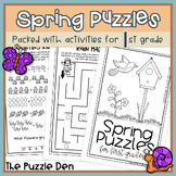 Spring Puzzles for First Graders
